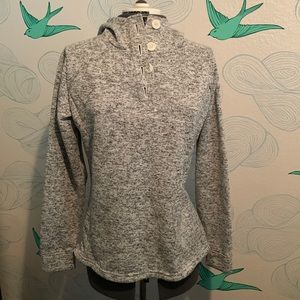 Columbia hooded 4 button Henley sweater. Like brand new!